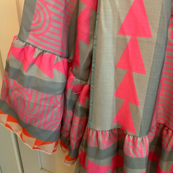 Colorful Geometric Pattern Dress - Picture 5 of 7